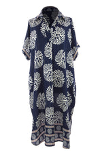 Load image into Gallery viewer, Boho Print Collar Midi

