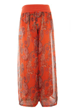 Load image into Gallery viewer, Paisley Print Chiffon Trouser

