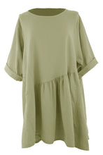 Load image into Gallery viewer, Pleat Panel Linen Tunic
