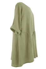 Load image into Gallery viewer, Pleat Panel Linen Tunic
