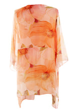 Load image into Gallery viewer, Floral Print Asymmetric Hem Silk Blouse
