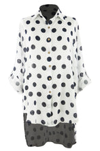 Load image into Gallery viewer, Polka Dot Cotton Shirt
