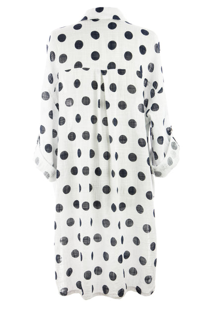 Polka Dot Cotton Shirt