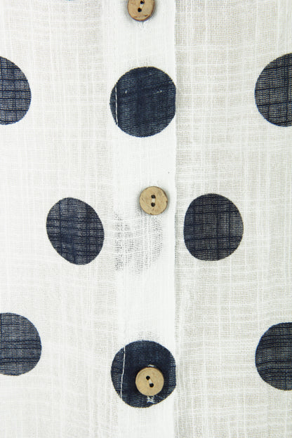 Polka Dot Cotton Shirt