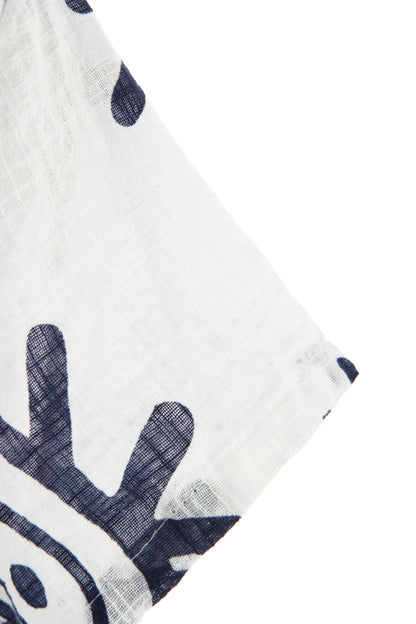 2 Pocket Abstract Print Dress