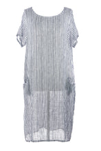 Load image into Gallery viewer, 2 Pocket Stripe Dress
