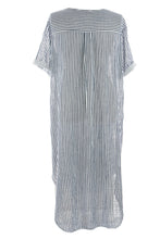 Load image into Gallery viewer, Button Detail Stripe Midi
