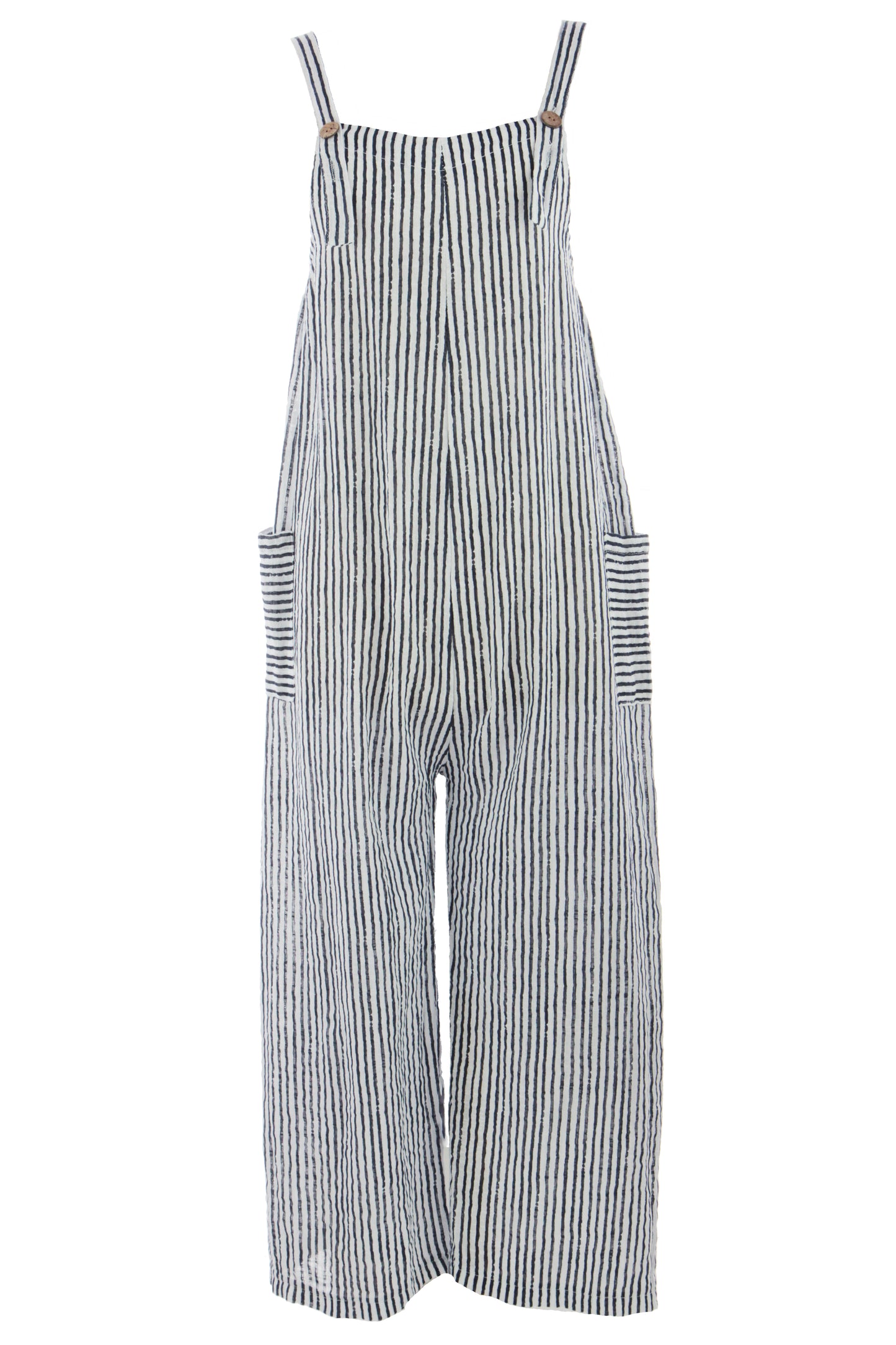 Stripes Cotton Dungaree