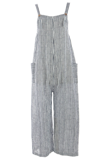 Stripes Cotton Dungaree