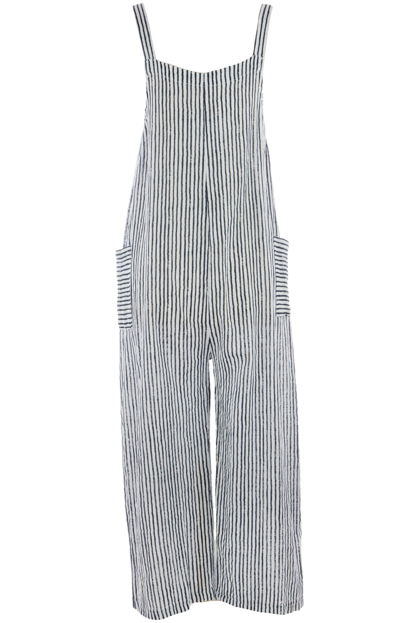 Stripes Cotton Dungaree