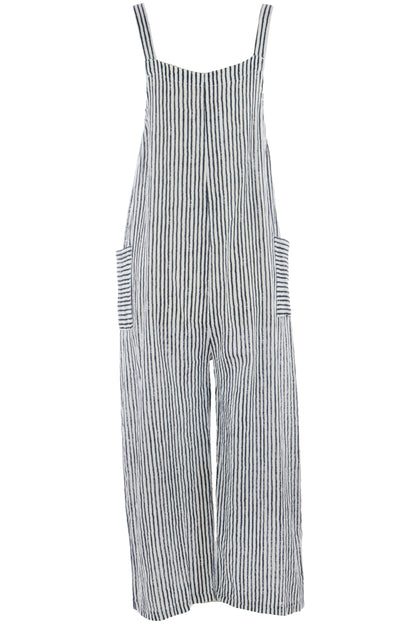 Stripes Cotton Dungaree