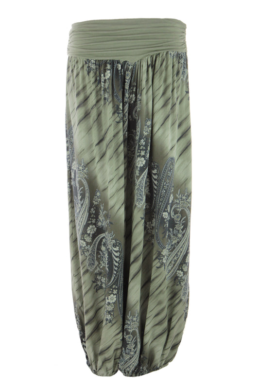 Paisley Print Harem Trouser