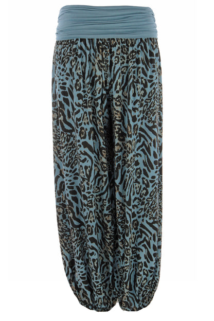 Leopard Print Harem Trouser