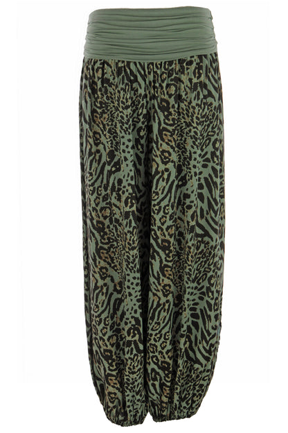 Leopard Print Harem Trouser