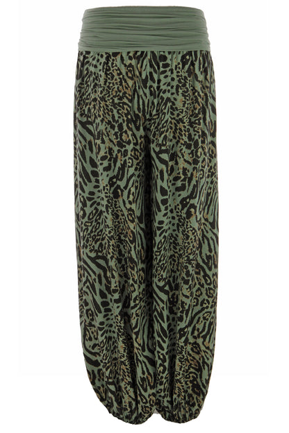 Leopard Print Harem Trouser