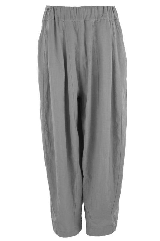 Panel Detail Linen Trouser