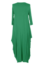Load image into Gallery viewer, 3/4 Sleeve Draped Dress
