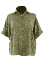 Load image into Gallery viewer, Broderie Anglaise Shirt
