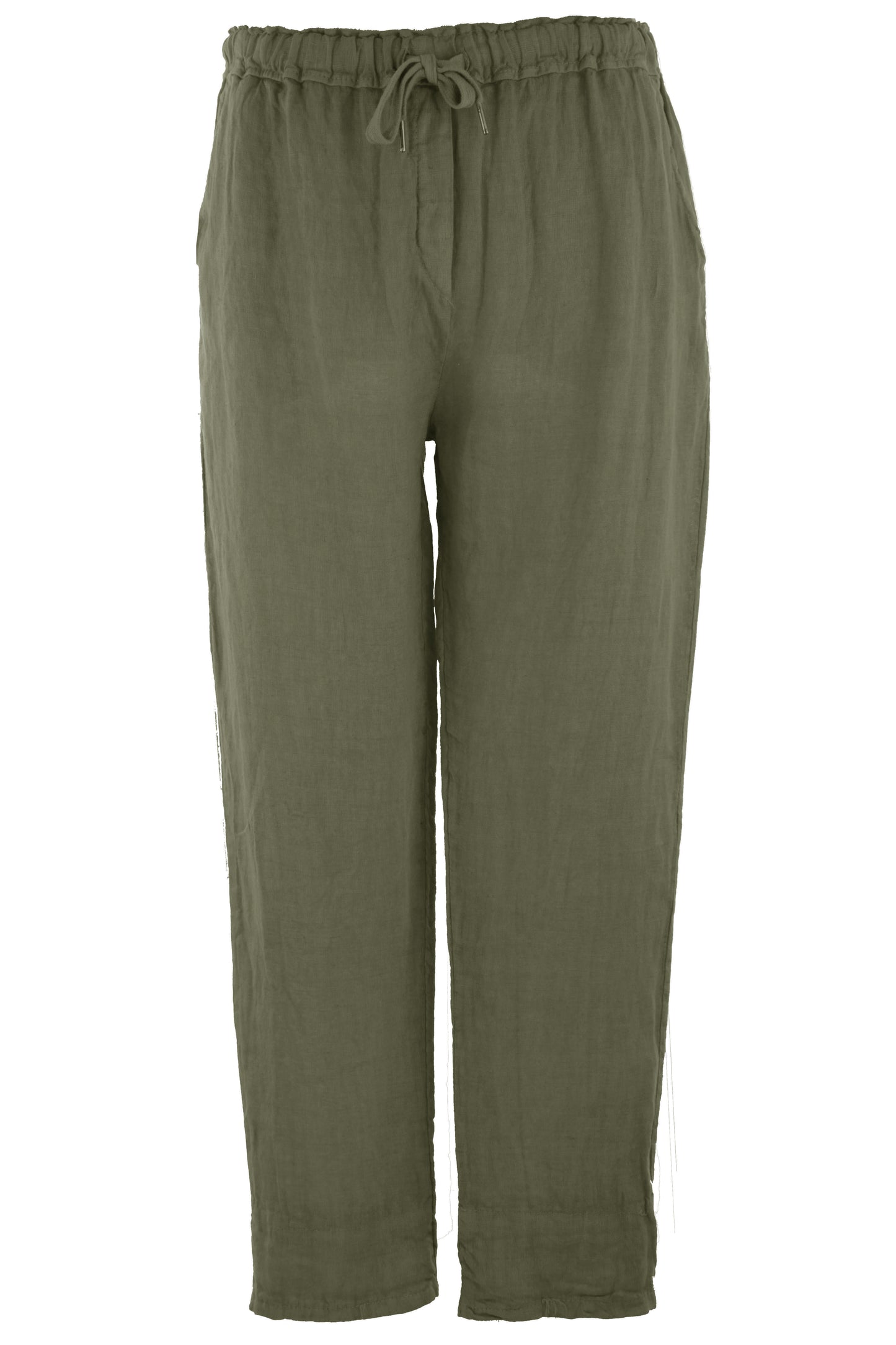 Tapered Linen Trouser