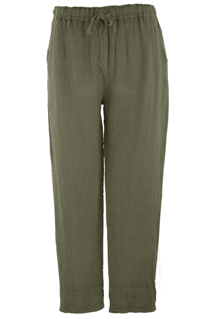 Tapered Linen Trouser