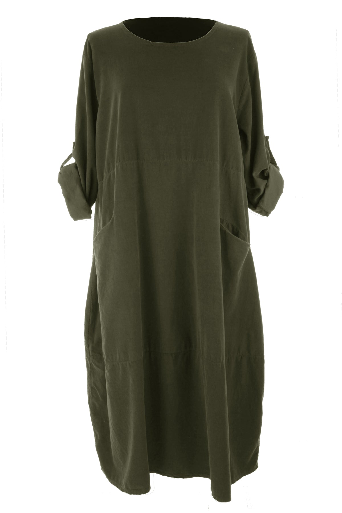 2 Pocket Corduroy Midi