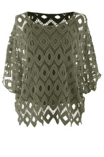 Load image into Gallery viewer, Diamond Crochet Top with Vest
