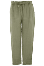Load image into Gallery viewer, Tapered Linen Trouser
