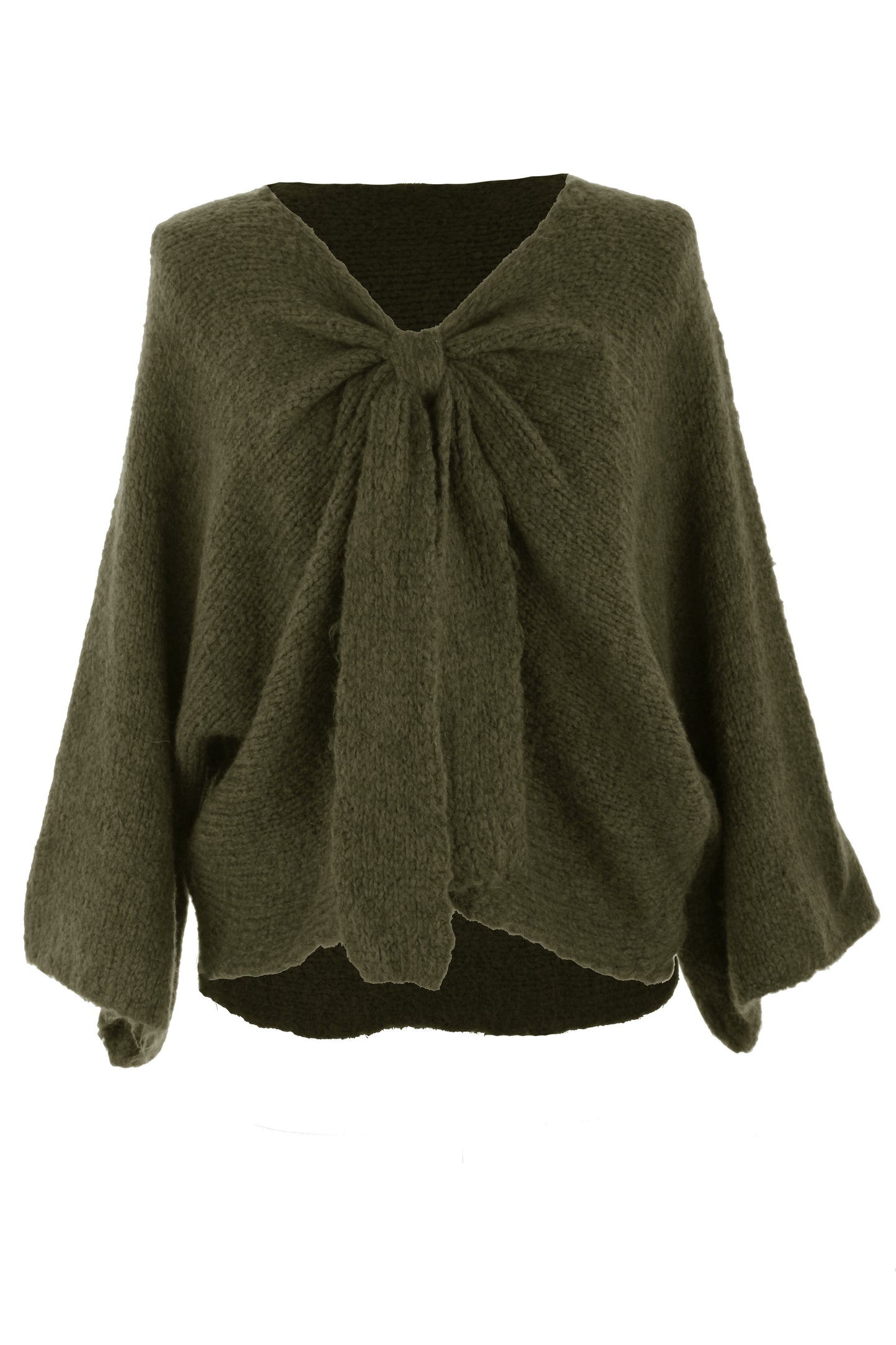 Bow Front Wool Jumper