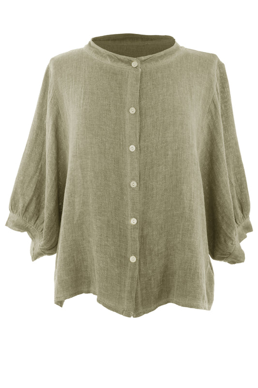 Teabag Linen Shirt
