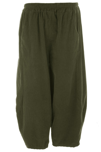 2 Pocket Barrel Leg Corduroy Trouser