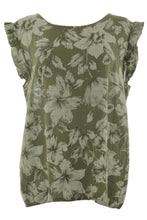 Load image into Gallery viewer, Floral Sleeveless Cotton Top
