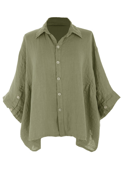 Button Linen Shirt
