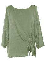 Load image into Gallery viewer, Side Tie Cotton Top
