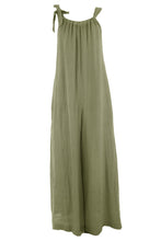Load image into Gallery viewer, Side Tie Linen Jumpsuit
