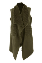 Load image into Gallery viewer, Reversible Faux Suede Gilet
