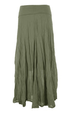Load image into Gallery viewer, Cotton Panel Midi Skirt
