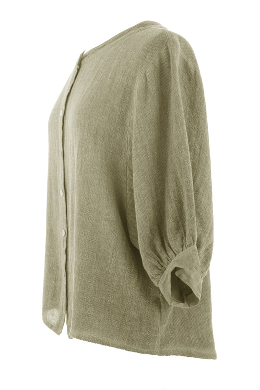 Teabag Linen Shirt