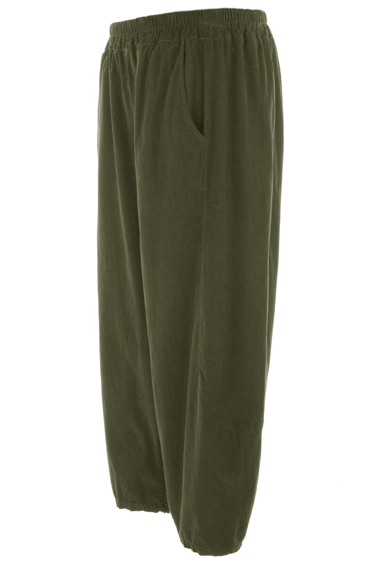 2 Pocket Barrel Leg Corduroy Trouser