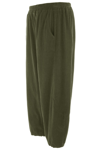 2 Pocket Barrel Leg Corduroy Trouser