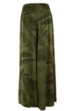 Load image into Gallery viewer, Leaf Leopard Print Palazzo Trouser
