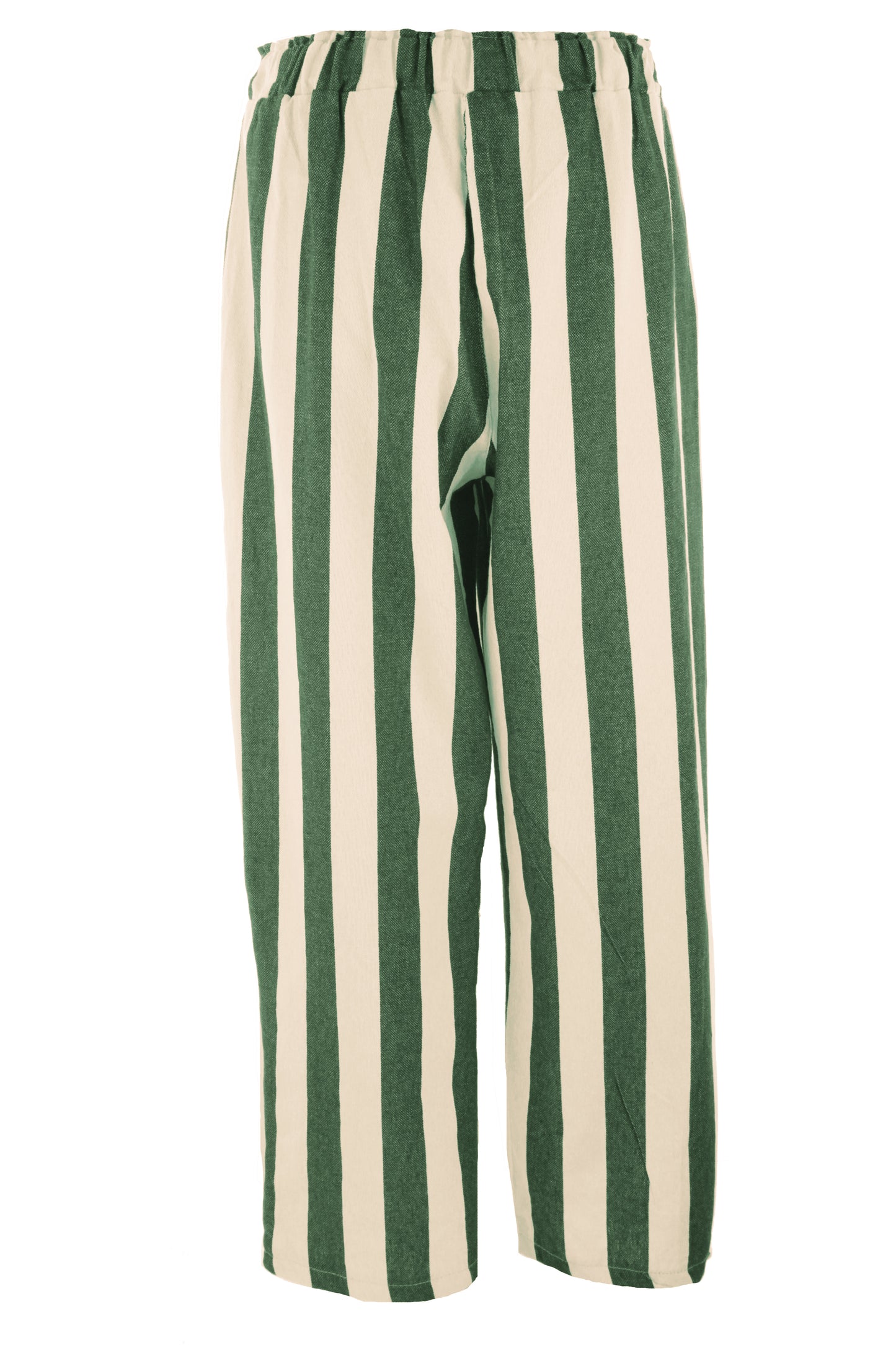 Woven Stripe Cotton Trouser