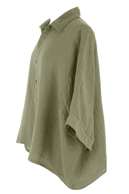 Button Linen Shirt