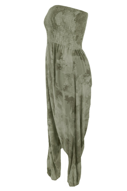 Splash Print 2 Pocket Jumpsuit