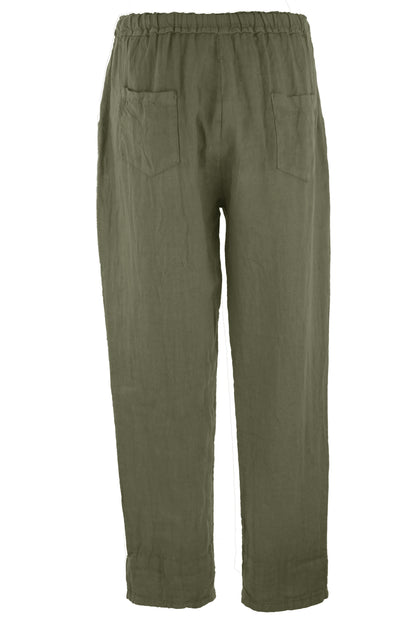 Tapered Linen Trouser