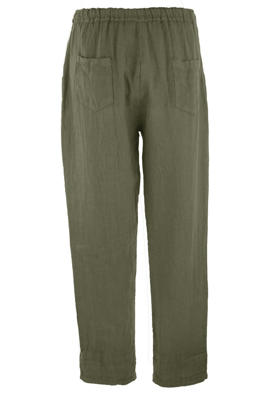 Tapered Linen Trouser
