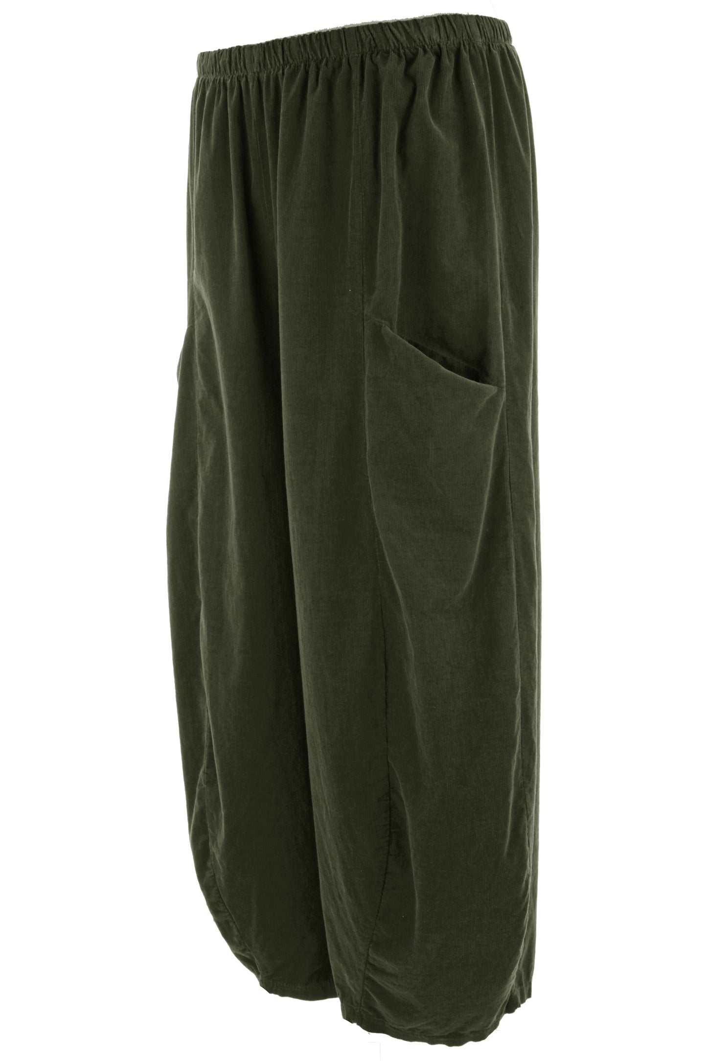 2 Slit Pocket Barrel Leg Corduroy Trouser
