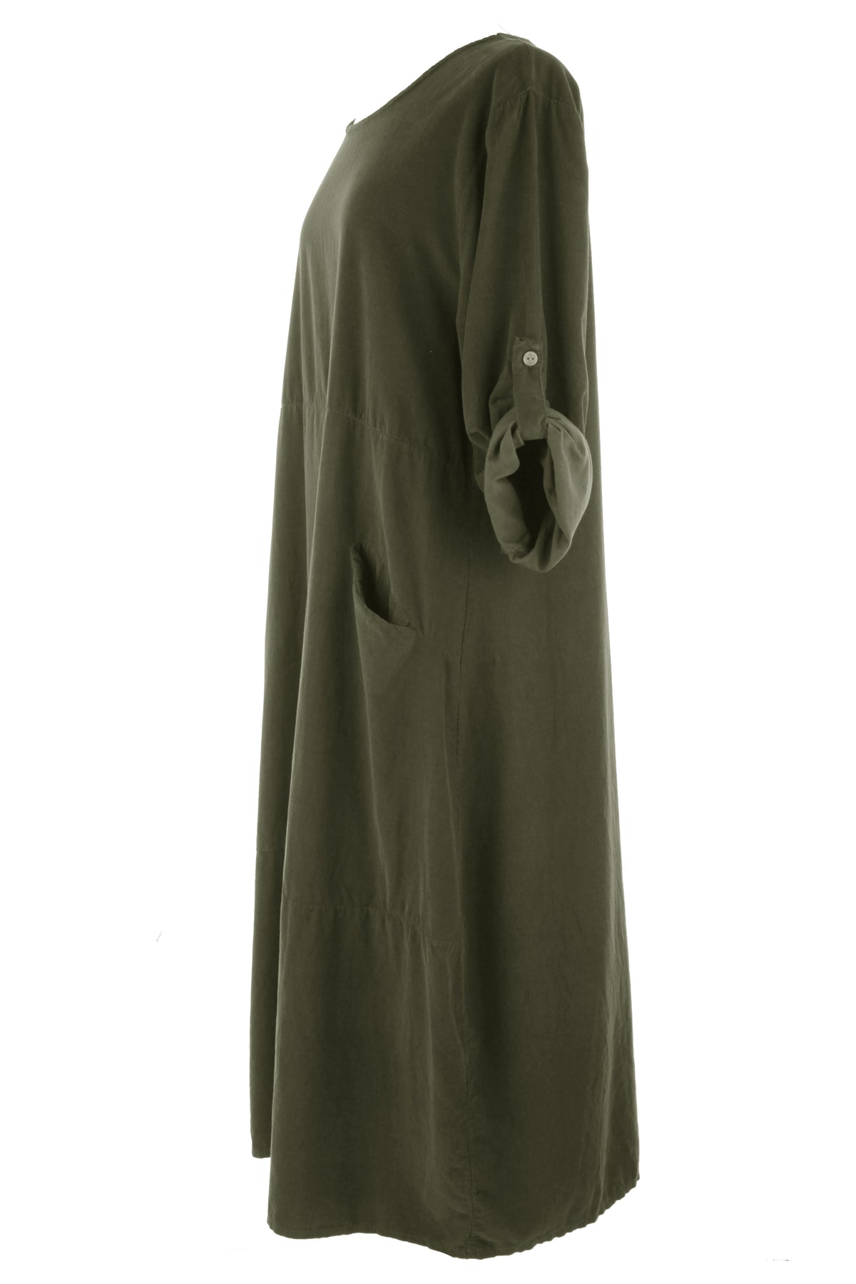 2 Pocket Corduroy Midi
