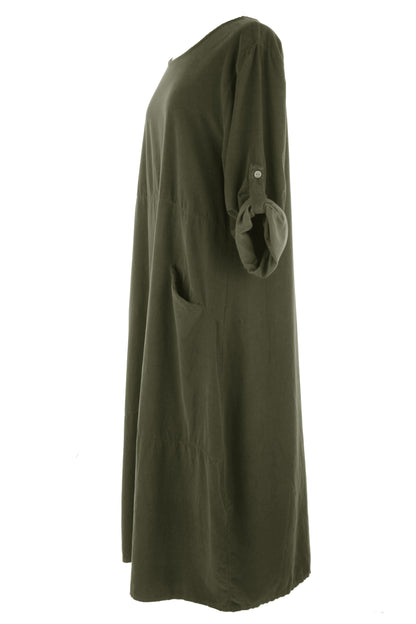 2 Pocket Corduroy Midi