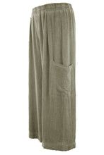 Load image into Gallery viewer, Teabag Linen Cropped Length Trouser
