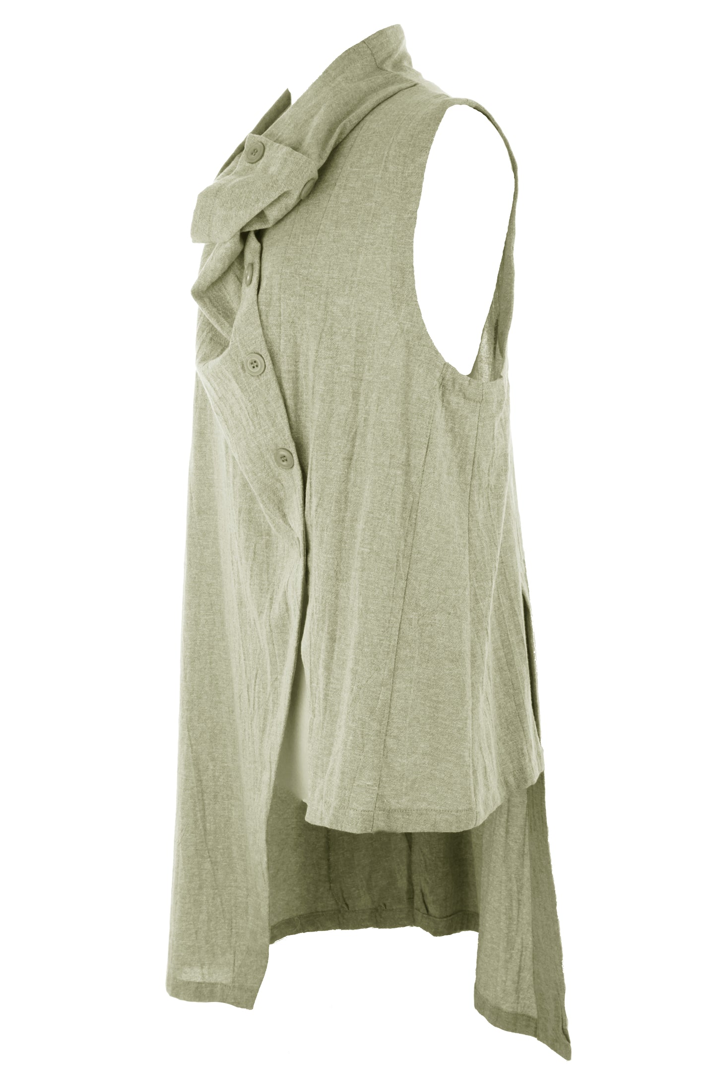 Sleeveless Asymmetric Top